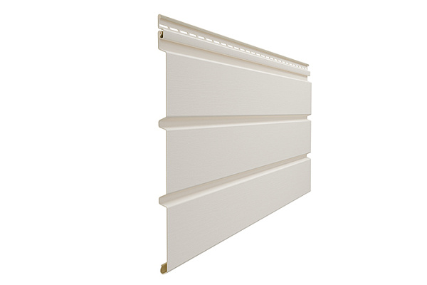 Сайдинг Docke Софит PREMIUM сплошной ПЛОМБИР (3000х305мм, 0.92м²) (в упак. 16шт)