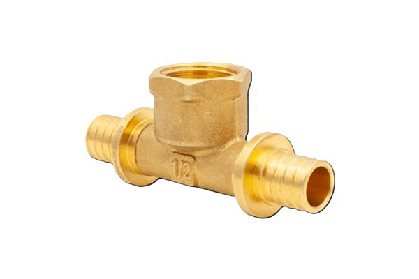 Тройник аксиальный AQUALINK 16мм х 1/2" вн х 16мм, 2,2мм (120/10) (01033)