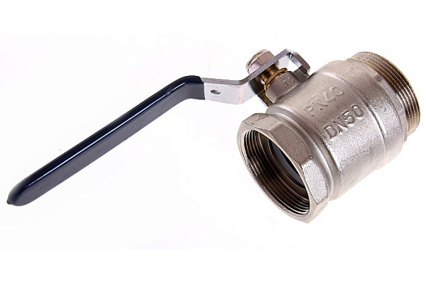 Кран шаровой латунный AQUALINK ДУ50 (2) Г/Ш рычаг (01154) (12/2)
