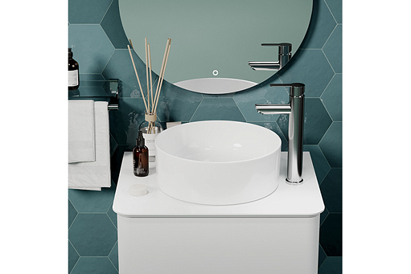 Смеситель для раковины 35k MIXLINE MLSS32-042 Stainless(Нерж. сталь,Длина излива 11см,Картридж 35мм)