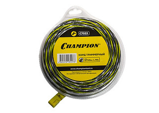 Леска CHAMPION Tornado витой квадрат 3,0мм х 44м (С7053)