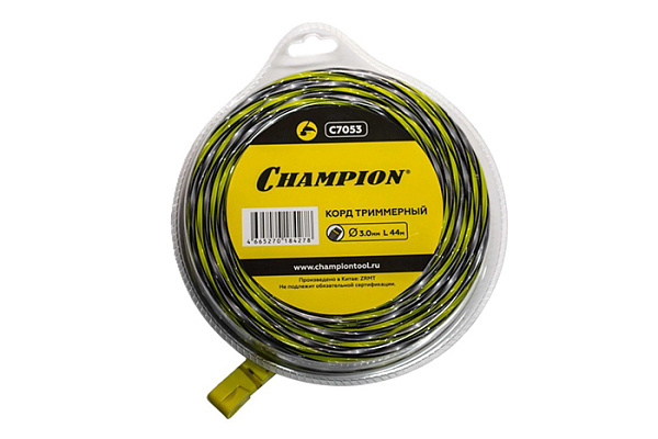 Леска CHAMPION Tornado витой квадрат 3,0мм х 44м (С7053)