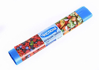 Пакеты ЧИСТЮЛЯ для заморозки продуктов 26х40см, 30шт, ФП033 / 30