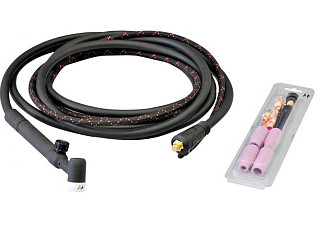 Горелка сварочная ELITECH д\TIG 4м, DX25, руч.управ. подачи газа 0606.000700