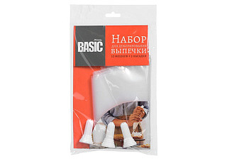 Набор для декорирования выпечки(10 меш. +3 пласт. насадки),16х30см MARMITON BASIC /72/24 17413 (371)
