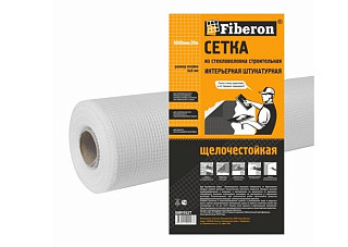 Сетка строительная FIBERON ИНТЕРЬЕРНАЯ 1000мм.х43м белая, 5х5 SMF053T/6