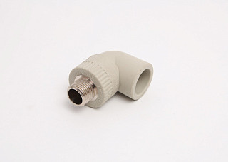 Угол ПП комбинированный Lammin НР 25х1/2" СЕРЫЙ (100/25)