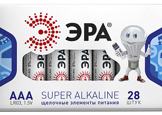 Элемент питания 03 ERA LR03 Alkaline box (28) 1230