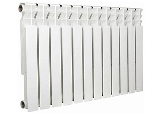 Радиатор алюминиевый литой Zerten 500/80/12 секц. (155вт, 0,89кг) 
