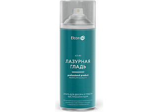Эмаль для декора и мебели быстросохнущая Elcon лазурная гладь, аэрозольная (520 мл)