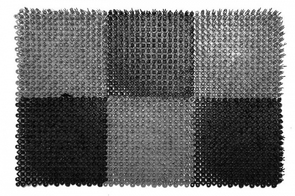 Коврик SUNSTEP™ травка, черно-серый (36х47см) (71-001)