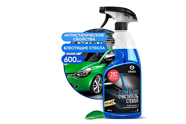 Средство для мытья стекол и зеркал GRASS Clean Glass 600мл (110393)