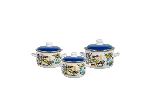 Набор из 3 пред.№02 "Горная лаванда", белосн., 6KА021M