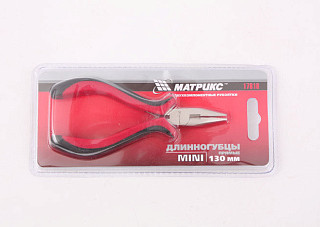 Длинногубцы MATRIX MINI 130мм никелиров. прямые (17810)