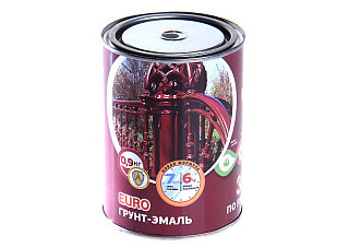 Грунт-эмаль по ржавчине OLECOLOR коричневый 8017 (0,9кг) 