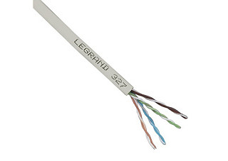 Кабель витая пара U/UTP кат 5e 4х2х0.46 AWG24 Light PVCмедь