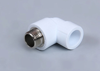 Угол ПП комбинированный НР 20х1/2" Lammin БЕЛЫЙ (125/25)