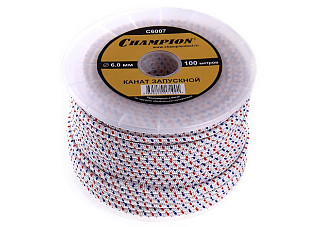 Канат запускной CHAMPION 6,0мм 100м, CHAMPION, C6007