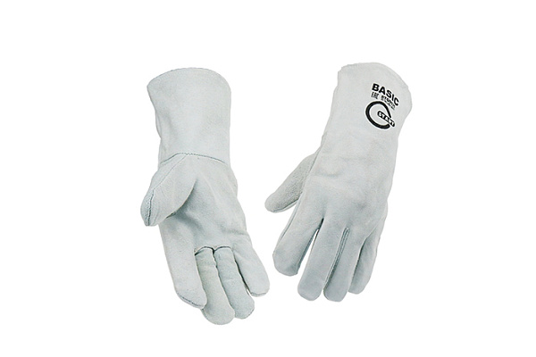 Краги спилковые, Basic STG0111, без подклада, 14" (6/60)