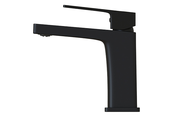 Смеситель для раковины 35k MIXLINE ML34-04 Solo Black (Латунь,Длина излива 12см,Картридж 35мм,ЧЕРНЫЙ