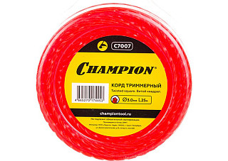 Леска CHAMPION Twisted Square витой квадрат 3,0мм х 25м (C7007)