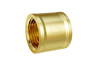 Муфта латунная LD 50 (2) Г/Г