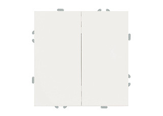 Переключатель Feron 2-клавишный (механизм) 250В 10А Эмили RSW10-5107-01 белый фарфор 49869