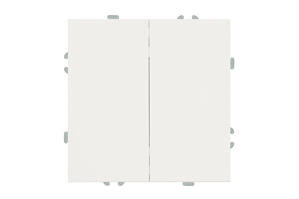 Переключатель Feron 2-клавишный (механизм) 250В 10А Эмили RSW10-5107-01 белый фарфор 49869