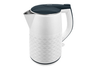 Чайник Centek CT-0025 (White) металл 1.8л, 1800W, двойные стенки, кнопка вкл. на ручке