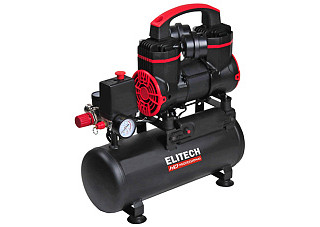 Воздушный компрессор ELITECH HD ACF 200-8S безмаслянный (8л, 200л/мин, 2 цилиндра, 8бар, 1кВт)