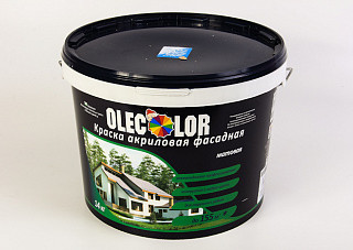 Краска ВД OLECOLOR фасадная (14,0кг)