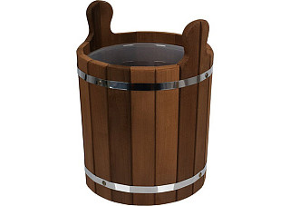 Запарник с пластиковой вставкой 9 л с крышкой Термо