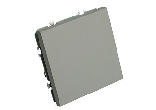 Переключатель перекрестный Feron 1-кл.(механизм) 250В 10А  Эмили RSW10-5110-10 платиново-серый 49949