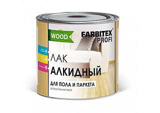 Лак алкидный для пола и паркета FARBITEX ПРОФИ WOOD (1,9кг)