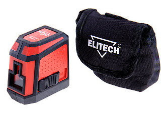 Лазерный нивелир ELITECH ПРОМО ЛН 3-зел (15м, 0,25кг, гор/верт зелен. луч, кор) 354*