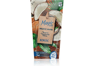 Мыло жидкое Magic Boom Кокос ПЭТ 500мл (568)