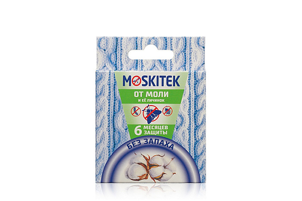 Пластинки от моли MOSTIKET без запаха (648/763)