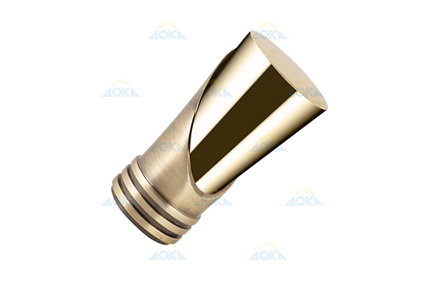 Наконечник металлический D16 Вега антик/золото уп 2 шт