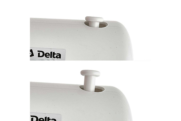 Вентилятор напольный DELTA DL-005N, белый с синим, (4шт/кор) (отгружается кратно коробки)
