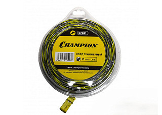 Корд трим.CHAMPION  Tornado 2.4ммх68м (витой квадрат)