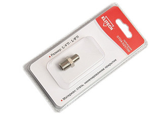 Переходник, 1/4" П -1/8" П ELITECH 0704.021700