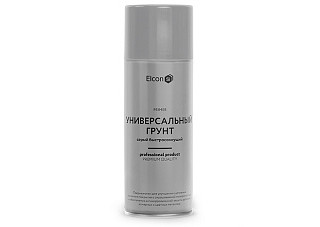 Грунт универсальный акриловый Elcon серый, аэрозольный (520мл)