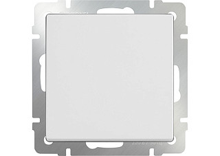 Выключатель (без рамки) WERKEL одноклавишный (белый) WL01-SW-1G 