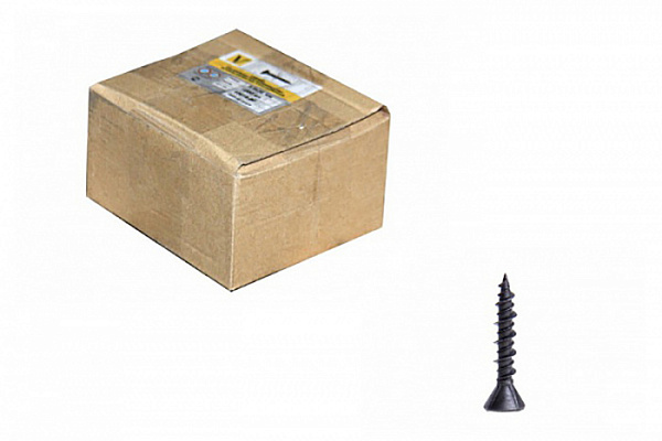 Саморез потай, двухзаходные, оксид, ГВЛ 3,9* 30 (упак. 1000шт)