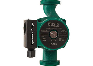 Насос циркуляционный OASIS HOME CD-32/8(245Вт,Расход-170л/мин,Высота подъема жидкости-8м,Монтаж-180м