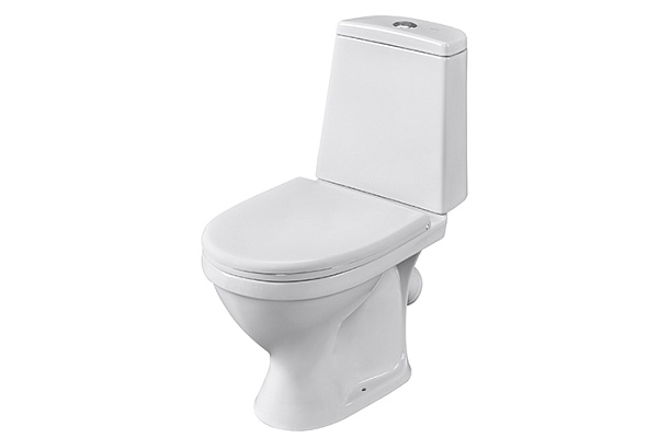 Унитаз-компакт Santeri Прайм (белый, косой выпуск, нижняя подводка, 2 режима, 1.P205.4.S00.00B.F)