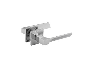 Ручка дверная Нора-М Slim 142К хром (912)