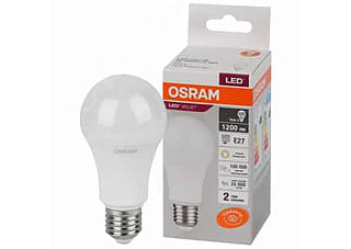 Лампа светодиодная OSRAM LED 15Вт E27 6500К 1200Лм груша 220В (замена 125Вт) (9217)