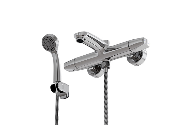 Смеситель для ванны MIXLINE ML39-01 Organic (Латунь,Длина излива 17см,Кран-букса 1/2")