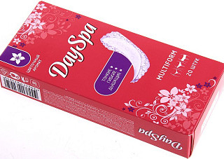 Прокладки ежедневные DAY SPA multiform цветочный аромат женские гигиенические 20шт (950) (707)